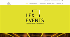 Desktop Screenshot of lfxevents.co.uk