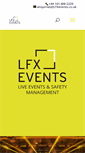 Mobile Screenshot of lfxevents.co.uk